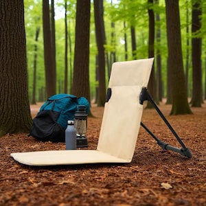 Portable Folding Camping Chair with Backrest | Lightweight Outdoor Seat for Hiking, Beach, Picnic & Travel Comfort