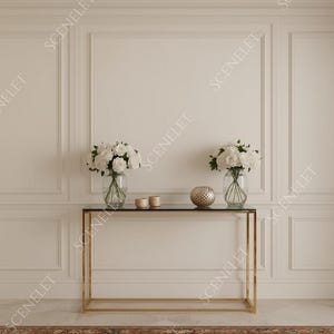 Professional Home Office Zoom Background Minimalist Neutral HD Virtual Backdrop for Teams, Teachers, Therapists & Remote Work Work From Home