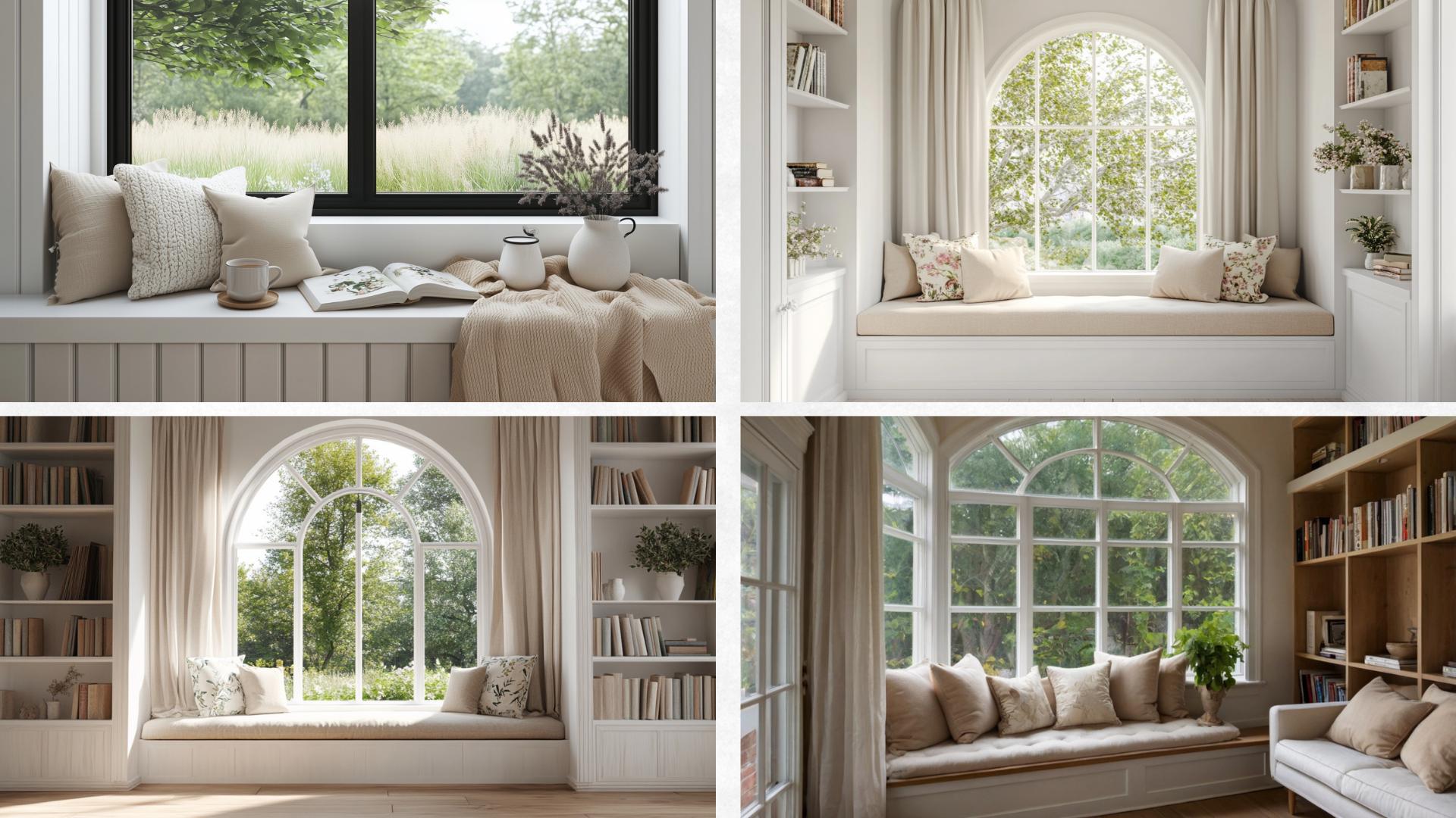 Window Virtual Background 10 Cozy Virtual Background Zoom Teams Window Seat Reading Nook Home ...