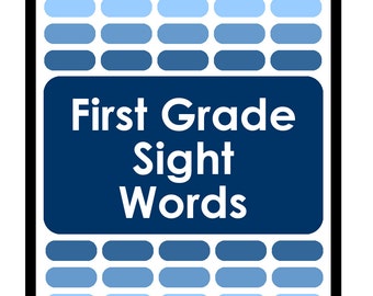 Printable 1st Grade Sight Word Cards - Educational - Busy Bag