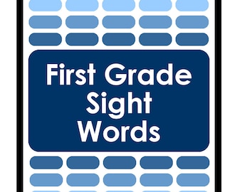 Printable 1st Grade Sight Word Cards - Educational - Busy Bag