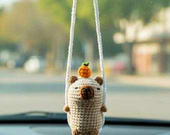 Kapybara-virkmönster PDF – Amigurumi-djurplysch, spegelhängande dekor, nybörjarvänlig handledning