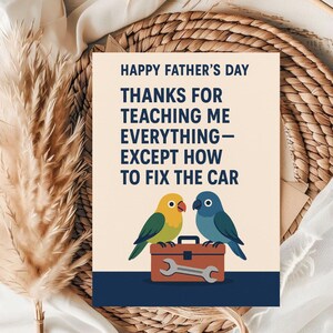Lustige Vatertagskarte - Digitaler Download - Karte für Ihn - Beste Dad Karte - Von Kindern oder Frau - DIY Vatertagsgeschenk - Druckbare Karte