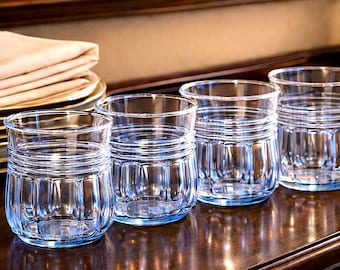 Vintage Set of 3 Anchor Hocking Emerald Green Water Glasses - Etsy