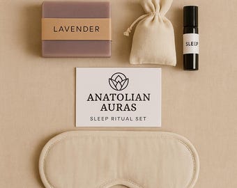 Lavender Sleep Ritual Set – Spa Gift Box for Relaxation & Bedtime | Natural Self Care Kit | Aromatherapy Gift for Her