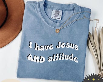 Camiseta cristiana de Jesús, colores cómodos, camiseta de moda, ropa de fe, te ama, regalo religioso