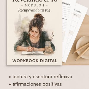 Revela tu Voz – Diario de Autoestima en PDF – Curso de Sanación Emocional – Terapia Guiada para Mujeres