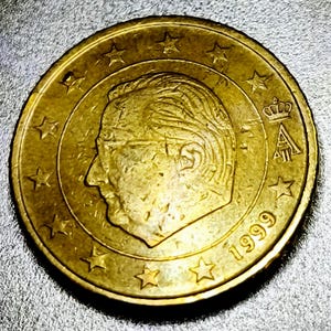 1999年 ベルギー 50ユーロセント硬貨 アルベール2世 楽天市場】1999年 ベルギー 50ユーロセント硬貨 アルベール2世 KM# 229