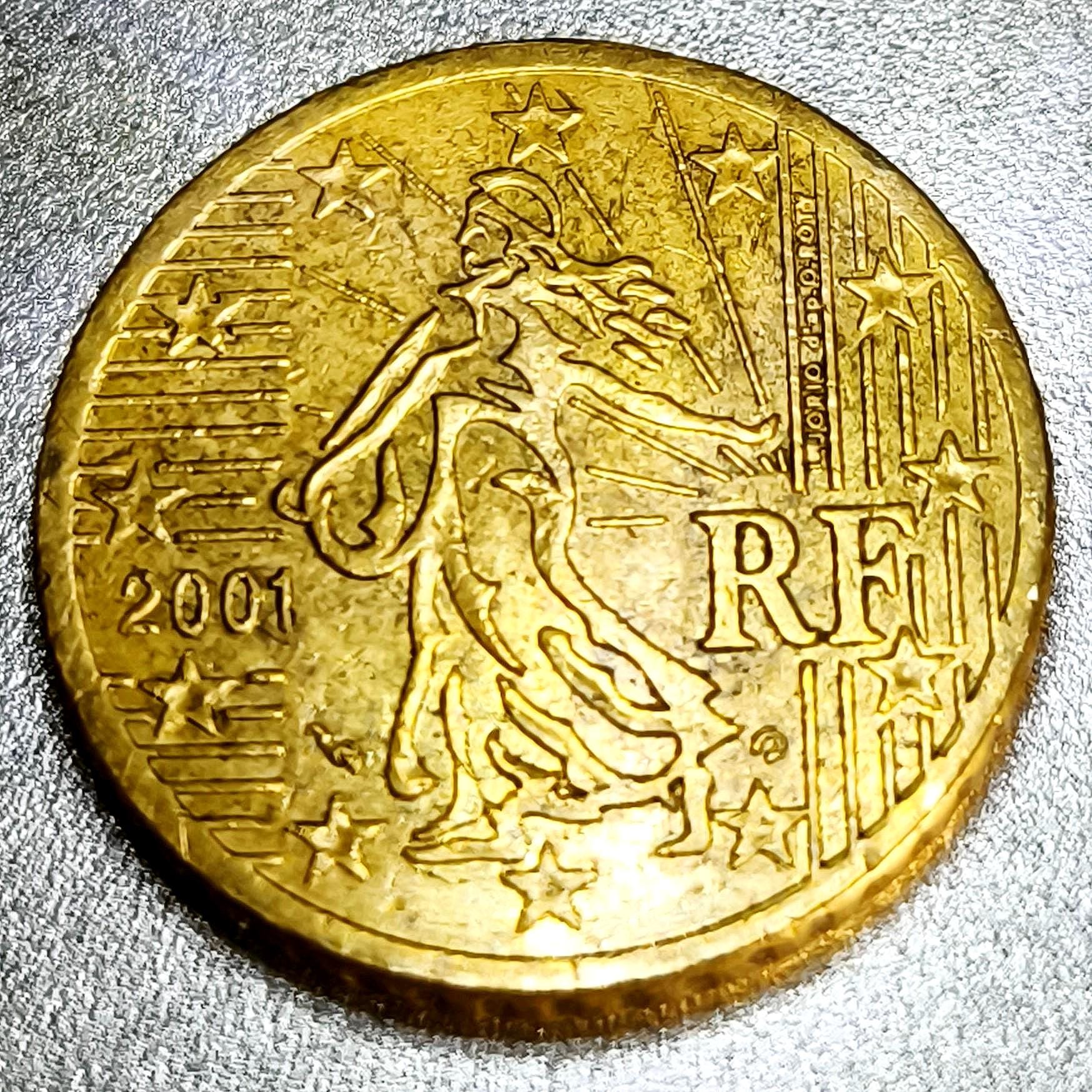 50 euro cent for 2001 - Etsy 日本