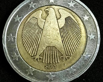 2002年ドイツ2ユーロ硬貨「A」ミント：希少なヴィンテージコレクターズ