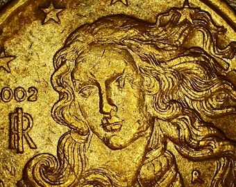 希少な2002年イタリア10ユーロセント硬貨：ダブルリングエラー