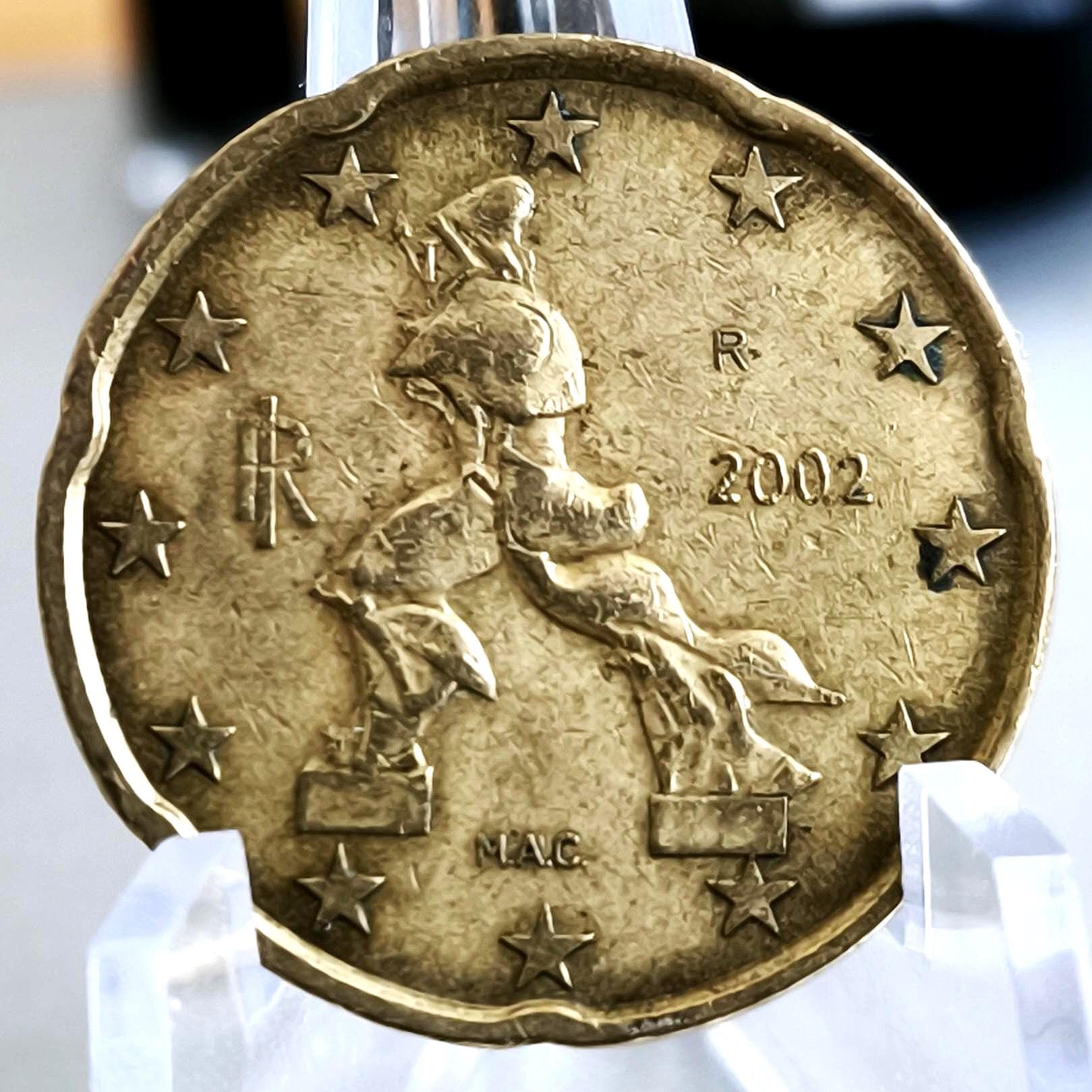 ドイツ 1ユーロ硬貨 2002年 2002年 1ユーロ 硬貨 ヴォルフガング・アマデウス・モーツァルト