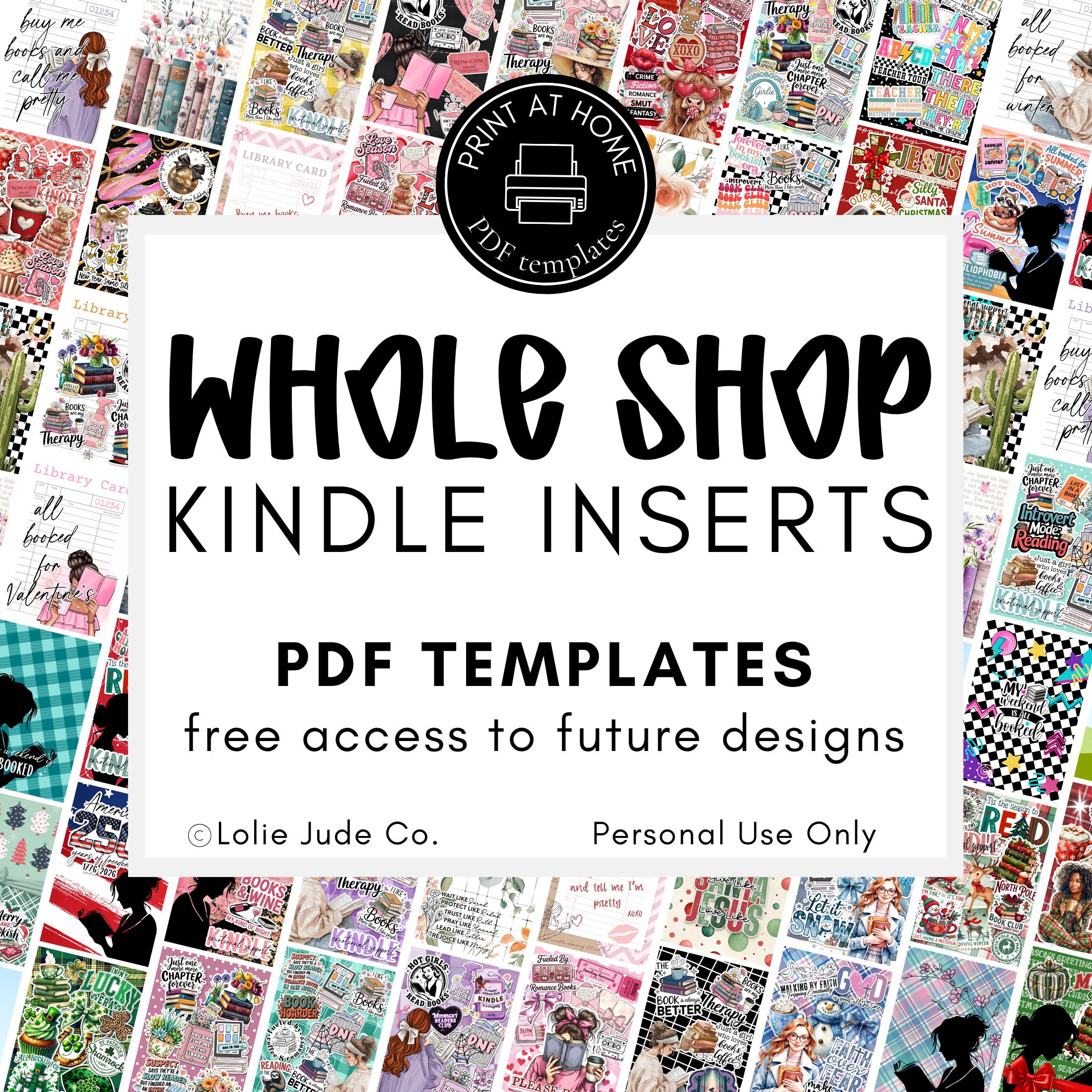 Kindle Insert Whole Shop Bundle Clear Case Insert Kindle Paperwhite ...