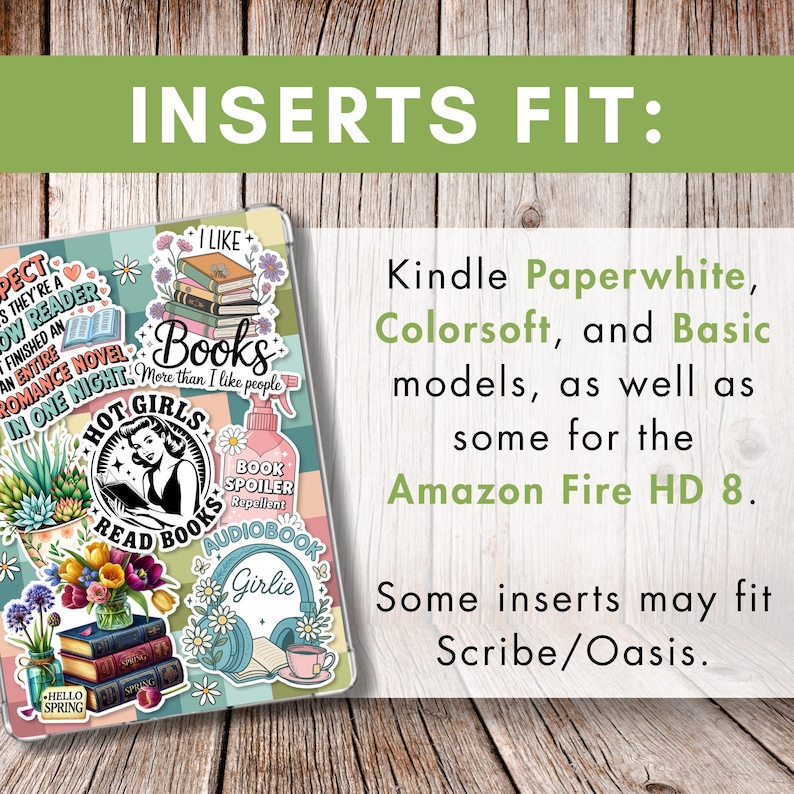 Kindle Insert Whole Shop Bundle Clear Case Insert Kindle Paperwhite ...