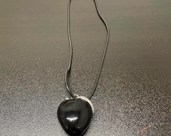 Black Heart Necklace
