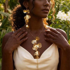 gold necklace for formal dress Rose Gold Choker Necklace Earrings and Bracelet Set: Modern Elegance for Wedding, Prom & Formal Earrings + Necklace + Bracelet / Rose Gold