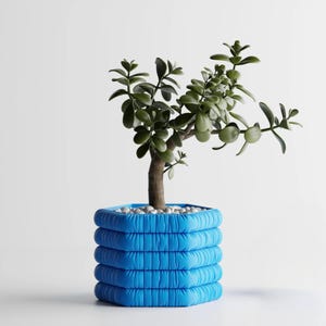 Inflated soft cloth Planter Plant Pot Vase Series 9