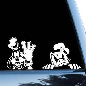 Donald Duck Disney Car Decal – Vinyl Bumper & Window Sticker