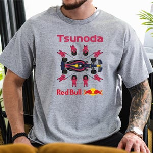 Yuki Tsunoda Tshirt, Car Racing Tee, Racing Gift, Motor Sports Tshirt, Racing Car Driver Shirt, Tsunoda Shirt, Red Bull Racing Tshirt