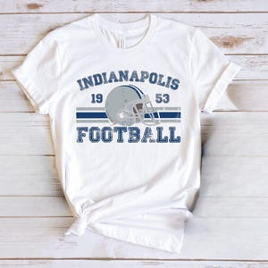Distressed Indianapolis Football Shirt Colts Football Crewneck Retro Colts Shirt Gift for Indianapolis Football Fan Colts Gift Game Day