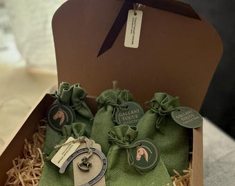 Lucky Horseshoe Gift Set - Ready to Gift -  Personalized Good Luck Charm