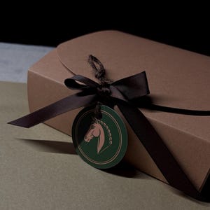 Ready-to-Gift Rocking Horse Set · Personalized Keepsake · Wooden Horse Ornament · 2026 Mini Calendar · Symbolic Good Luck Gift