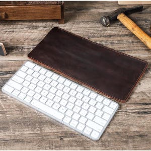 Custodia in pelle per tastiera Apple Magic Keyboard, custodia per tastiera Magic Keyboard wireless, custodia per tastiera Apple, custodia in pelle fatta a mano, custodia da viaggio per tastiera
