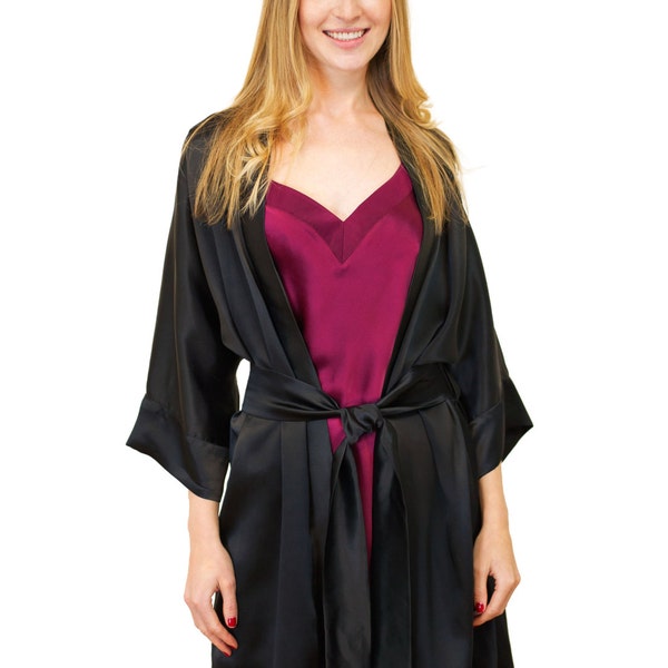 Silk Robe Short - Etsy