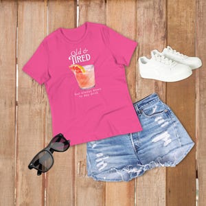 Old And Tired But Down To Day Drink Tee | Funny Drinking Shirt | Day Drinking Humor | Retirement Gift | Party Tee