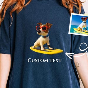 Einzigartiges personalisiertes 3D-Karikatur-Shirt - Katzenliebhaber Geschenk Katzenparodie-Shirt Komfortfarben Einzigartiges Geschenk für Sie oder Ihn - Süßes Geschenk-Shirt