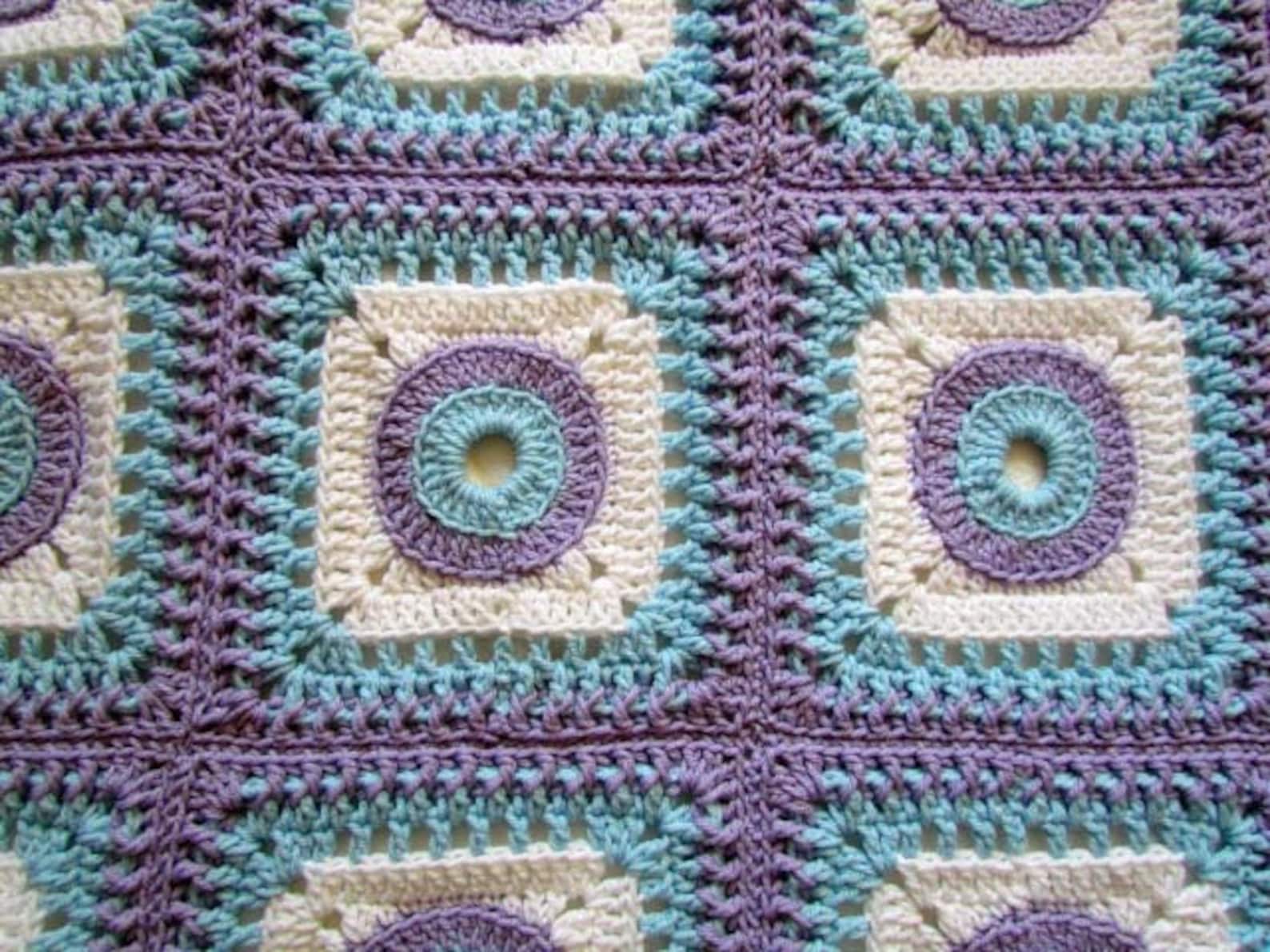 PDF Crochet Pattern Tide Pool Baby Blanket permission to Etsy