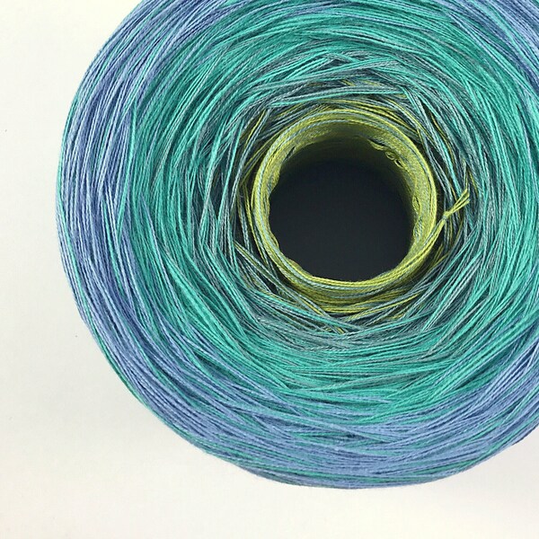Serendipity - 1050 yards - Moca Cotton Yarn - fingering weight cotton - 4-stranded