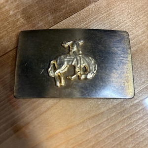 Vintage Country Western Bronc Rider Belt Buckle