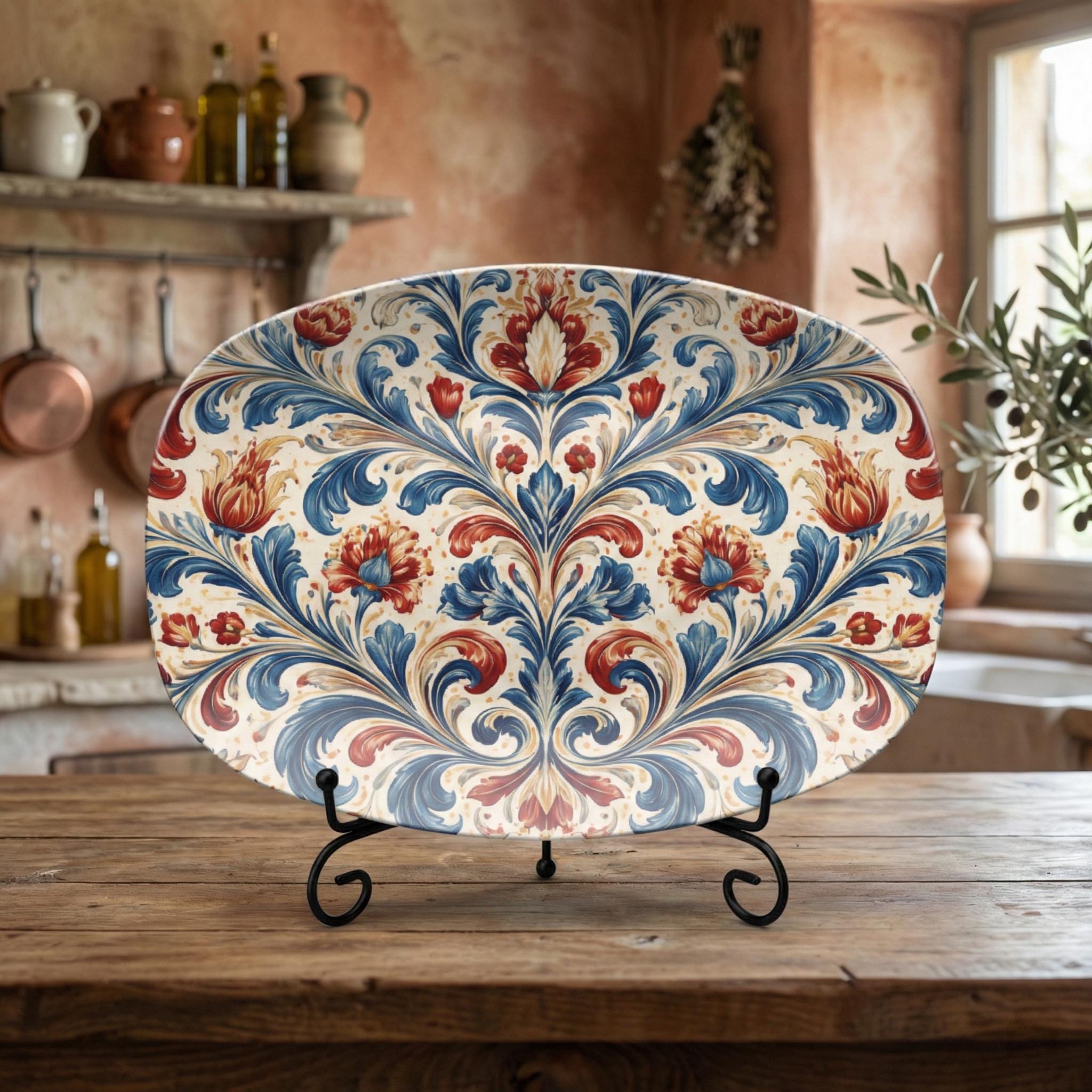 Italian Florentine Plate - Etsy