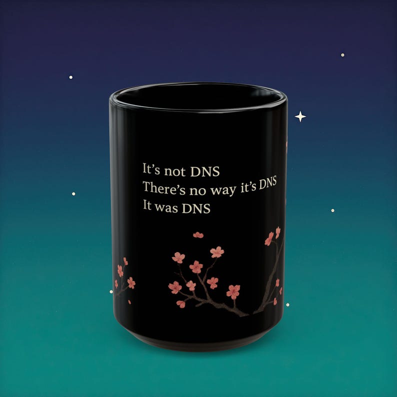 DNS Haiku Mug – Funny IT Gift for Sysadmin & Tech Support - Etsy
