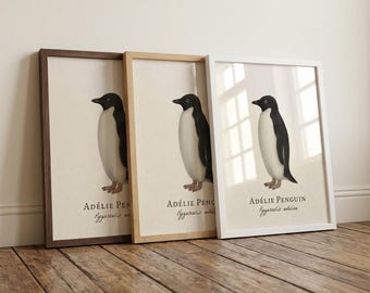 世界のペンギンプリント - アーティストのサイン入り! - Etsy 日本