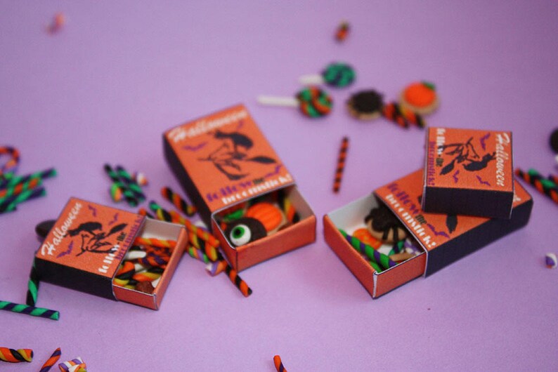 Dollhouse Miniature Halloween Printables