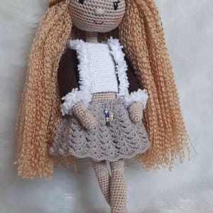 Amigurumi crochet doll, Amigurumi doll, Amigurumi baby doll, toys, gifts for him, girl gift, crochet girl doll, handmade doll, handmade toy