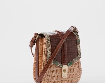 Brahmin Everlee Honig Braun Devonshire Crossbody