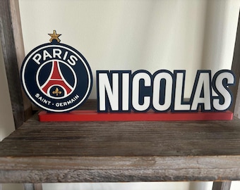 Logo club foot + prénom personnalisé