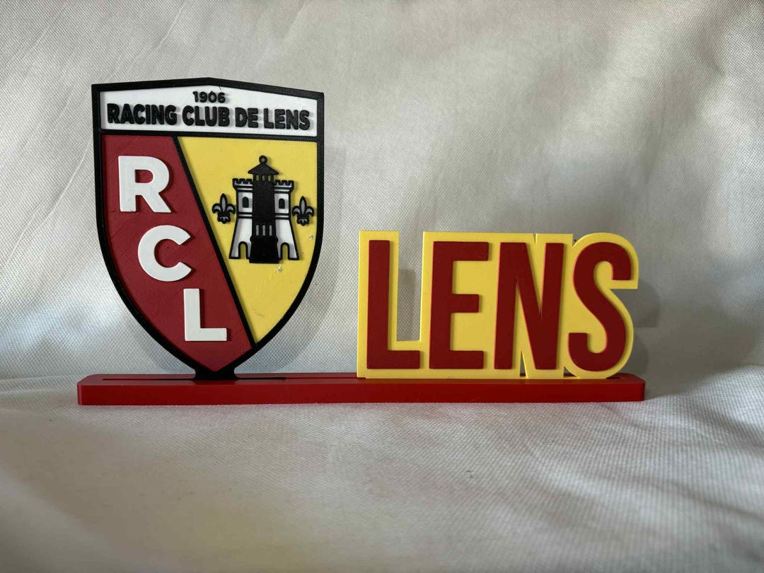 VINTAGE PENDULE MURALE horloge RCL FOOT football footballeur racing club de lens EUR 9,00