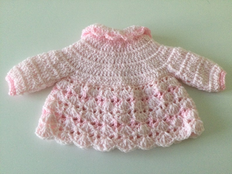 Sweater set premie or baby dolls pink