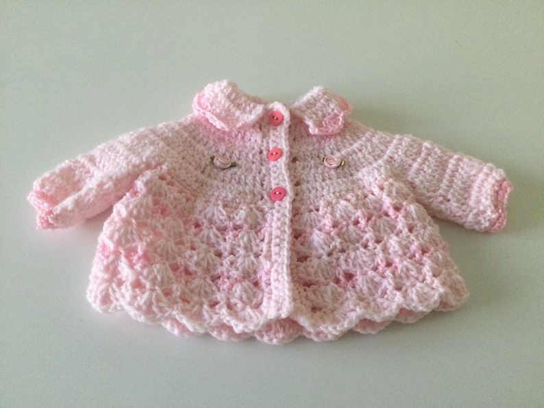 Sweater set premie or baby dolls pink