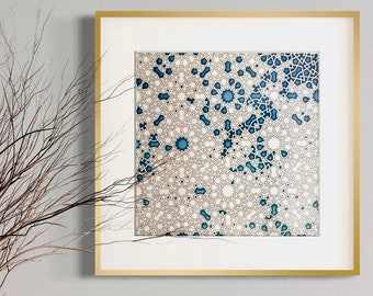 Modern Geometric Papercut Art, perfect wedding housewarming anniversary gift