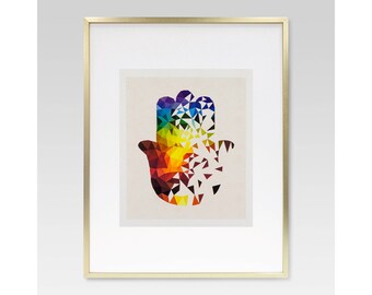 HAMSA, Judaica, Jewish, Wall Art, Print