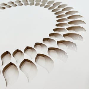 INTENTION Multilayer Papercut Ketubah/Modern and Interfaith/Custom and Personalized Fine Art Wedding Vows