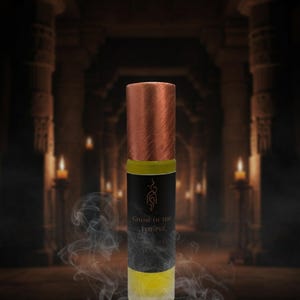 Sandalwood Perfume Oil: Frankincense Myrrh Ritual Anointing 10ml Copper Roller