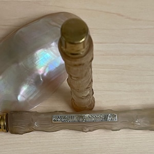 Pair of Lancôme “Magie” Lalique Wand Baton Vintage Perfume Bottles in Great Condition
