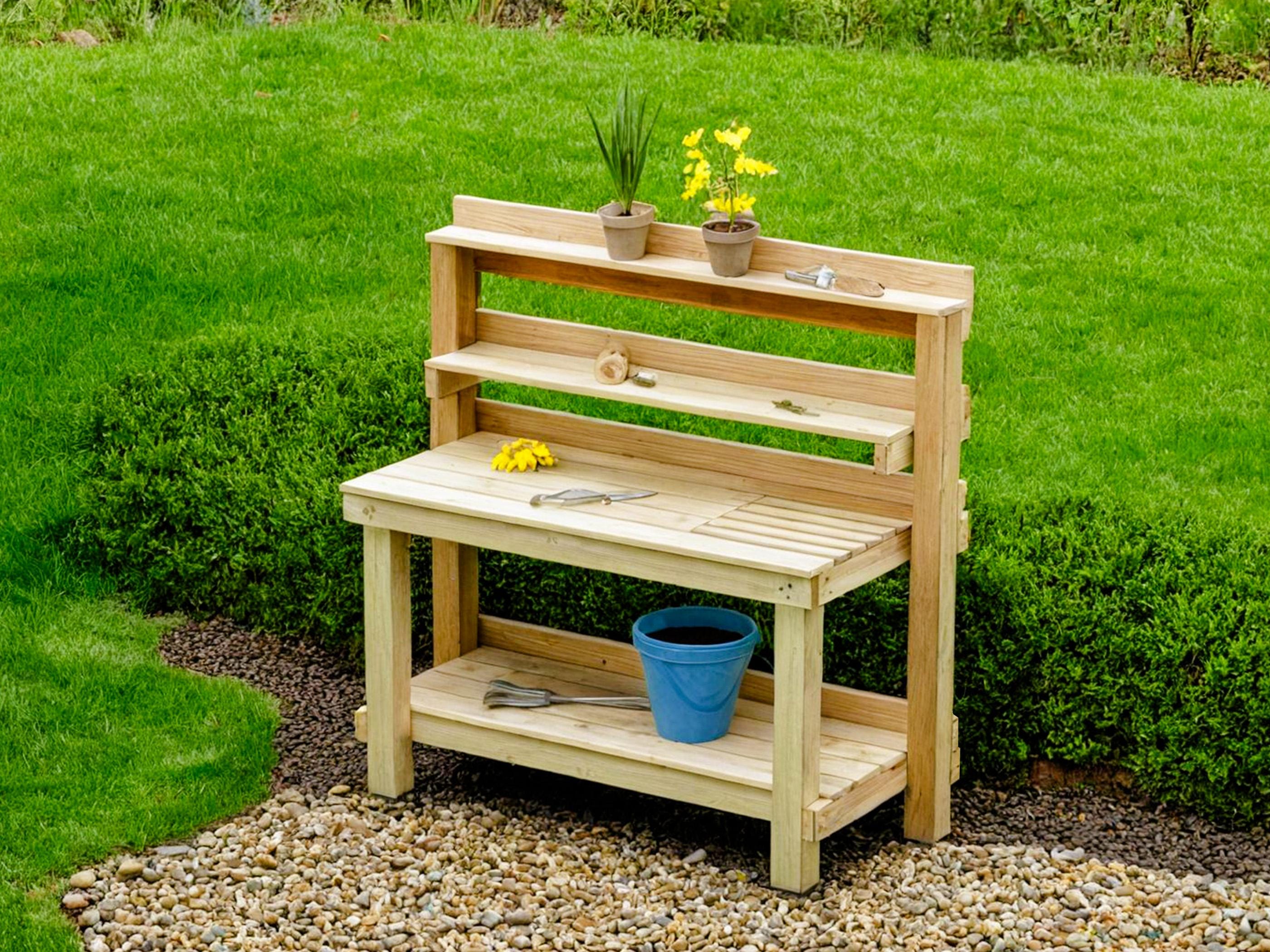 DIY Potting Bench Plans PDF: Modern Garden Workbench Build Guide - Etsy