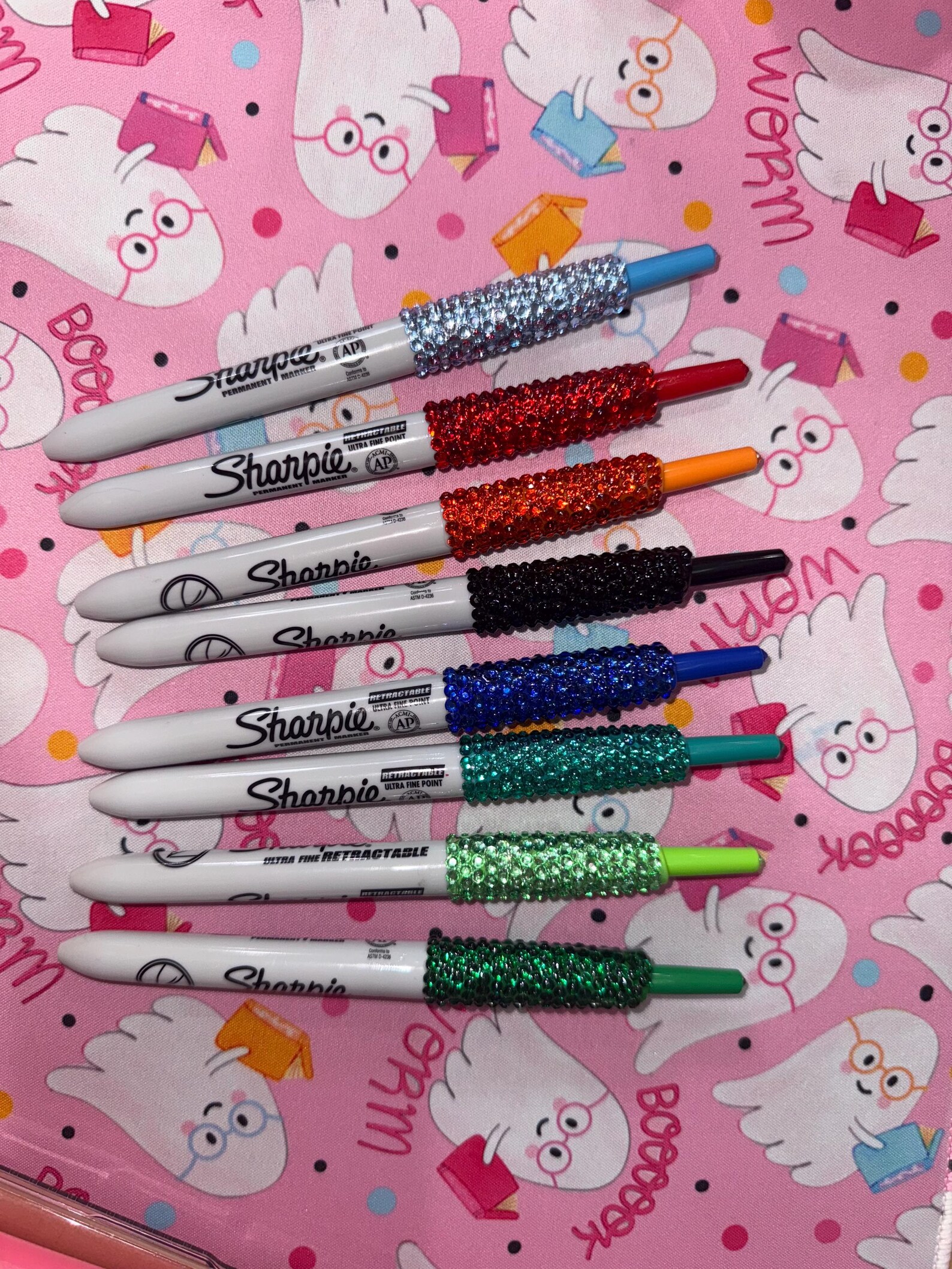 Sharpies Clips 8 Blinged Sharpies Ultra Fine Tip ( Whole Set ) - Etsy